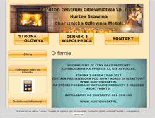 Tablet Screenshot of kominki7.pl